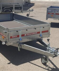 Remolque 260x130 galvanizado y basculante 1 eje