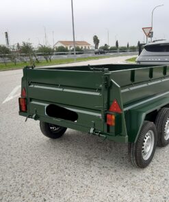Remolque basculante 210X130 doble eje de 900kg + freno