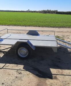 Plataforma 250x160 con 1 eje d 750kg